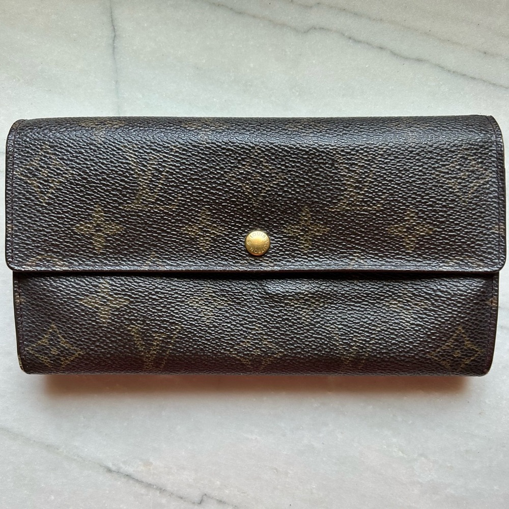 Vintage Louis Vuitton Monogram Long Wallet Pochette